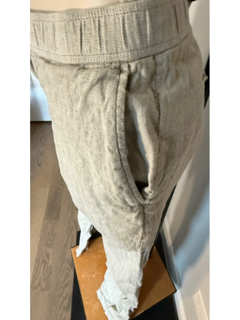 Tommy Bahama Men's Casual Linen Pants Beige Size Medium